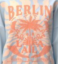Lala Berlin Hettegenser   Irina   Sunset Palm Cashmere Blue   Lala Berlin   Small   Hettegenser   Blå