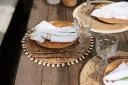 Lama Tallerken i Resirkulert Teak 25cm