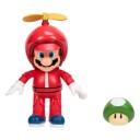 Nintendo Super Mario figur 10 cm Propell Mario med mushroom