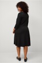 Zizzi - Kjole jWinola 3/4 Knee Dress - Svart