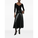 Norma Kamali Dame Topper Svart S,