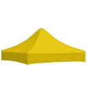 vidaXL Teltduk for festtelt 2x2 m gul 270 g/m²