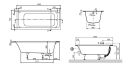 VILLEROY & BOCH ARCHITECTURA BADEKAR 170x70