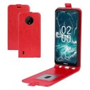 Nokia C200 Vertikalt Flip-deksel med Kortluke Rød