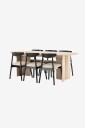 Venture Home   Bord Tyresö med stol Ven   Beige