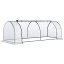 Drivhusstål PVC 250x100x80cm med dør