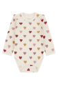Hust And Claire Hust & Claire Baloo Hearts ull/bambus body off white 92