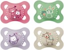 MAM Original Silikon Smokk 0-6m 4-pack Rosa/Neutral
