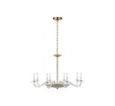 Brigitte Chandelier Antique Brass L