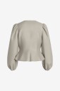 Vila Vishina L/S O-Neck Bluse i Beige til Dame