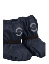 mikk-line Pu Rain Footies W. Fleece - Blue - 80