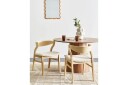 Sett med 2 spisestuestoler Maroa - Lyst tre, lys beige, Lyst tre, Lys beige