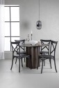 Venture Home   Spisegruppe Olivia med 4 stk stoler Crosett   Brun