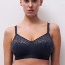 CHANTELLE Norah Wirefree Support Bra   Navy   D x 70