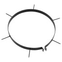 vidaXL Klemmer med pigger til plenlufter 5 stk Ø 30 cm jern