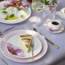 Villeroy & Boch  Rose Garden fat till kaffe/tekopp 15 cm hvit