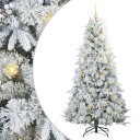  Kunstig sammensatt juletre med 300 LED grønn 180 cm PE og PVC