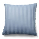 Nordstrand Home Bambus putetrekk 100% naturlig bambus 60x63 cm Blått jacquardvevd putevar med striper