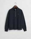 Shield bomullsgenser med half-zip EVENING BLUE XL