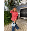 Ganni Dame Bluser & Skjorter Rød M,