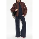 Off White Dame Topper Blå XS,