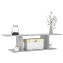 vidaXL Vegghengt TV-benk betonggrå 103x30x26,5 cm