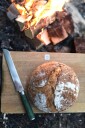 Øyo Skarvet brødkniv 20 cm grønn