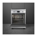 Smeg C6IMXT2 Induksjonskomfyr 4 Plater Rød