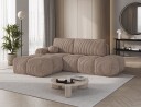 Vittario 3 seters boblete sovesofa med divan og oppbevaring venstre   Modullo 20