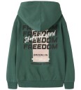 Name It Collegegenser   NkmSteve   Bistro Green   Name It   6 år 116   Hettegenser   Grønn
