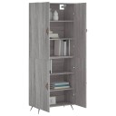vidaXL Highboard grå sonoma 69,5x34x180 cm konstruert tre 8720845409067