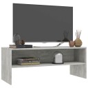 vidaXL TV-benk betonggrå 100x40x40 cm sponplate