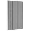 vidaXL Takplater 12 stk grå 80x45 cm galvanisert stål