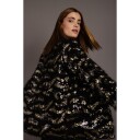 Kaxi Shirt Black XL Oversized sequins shirt