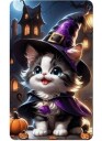 Norimpex Diamantmosaik Kattemotiv Halloween Puslespill   30x40 cm