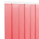 vidaXL Dørgardin rød 200 mmx1,6 mm 10 m PVC