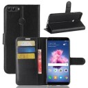 Huawei P Smart Lommebok-deksel med Magnetisk Lukning Svart