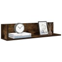  Vegghyller 2 stk røkt eik 75x16,5x16,5 cm konstruert tre 8721158650665