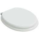  Myk lukking toalettsete 2 pcs Hvit 44 x 38 cm MDF plater