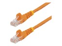 StarTech 0.5m Orange Cat5e / Cat 5 Snagless Ethernet Patch Cable 0.5 m - koblingskabel - 50 cm - oransje