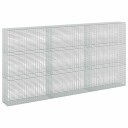 vidaXL Gabion med 3,5 mm wire og 5x2,5 cm nett 300x30x150 cm