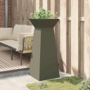 vidaXL Søyleplanter Olivengrønn 40 x 40 x 100 cm