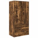  Baderomsskap med dør Røkt eik 79,5 x 49 x 156 cm Konstruert tre