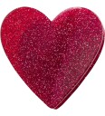 Creamie Hairclip Heart 1 Pack Red 