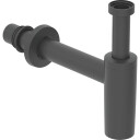 GEBERIT lommevannlås 32 mm x 1 1/4 vannmansjett/rosett ABS matt sølv