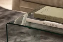 Bonisiolo Rektangulært Sofabord i Glass 110 cm - Transparent