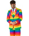 Regnbuefarget Dress til Herre Suitmeister Medium