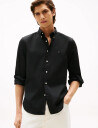 Tommy Hilfiger Core Flex Poplin Solid Rf Shirt - Black - M