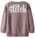 name it Nmfarina Stitch Sweat Bru Wdi Purple 92