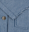 Konges Sløjd Jakke Lukas Blue Stripe 7 8 år 122 128 Overgangsjakke Blå